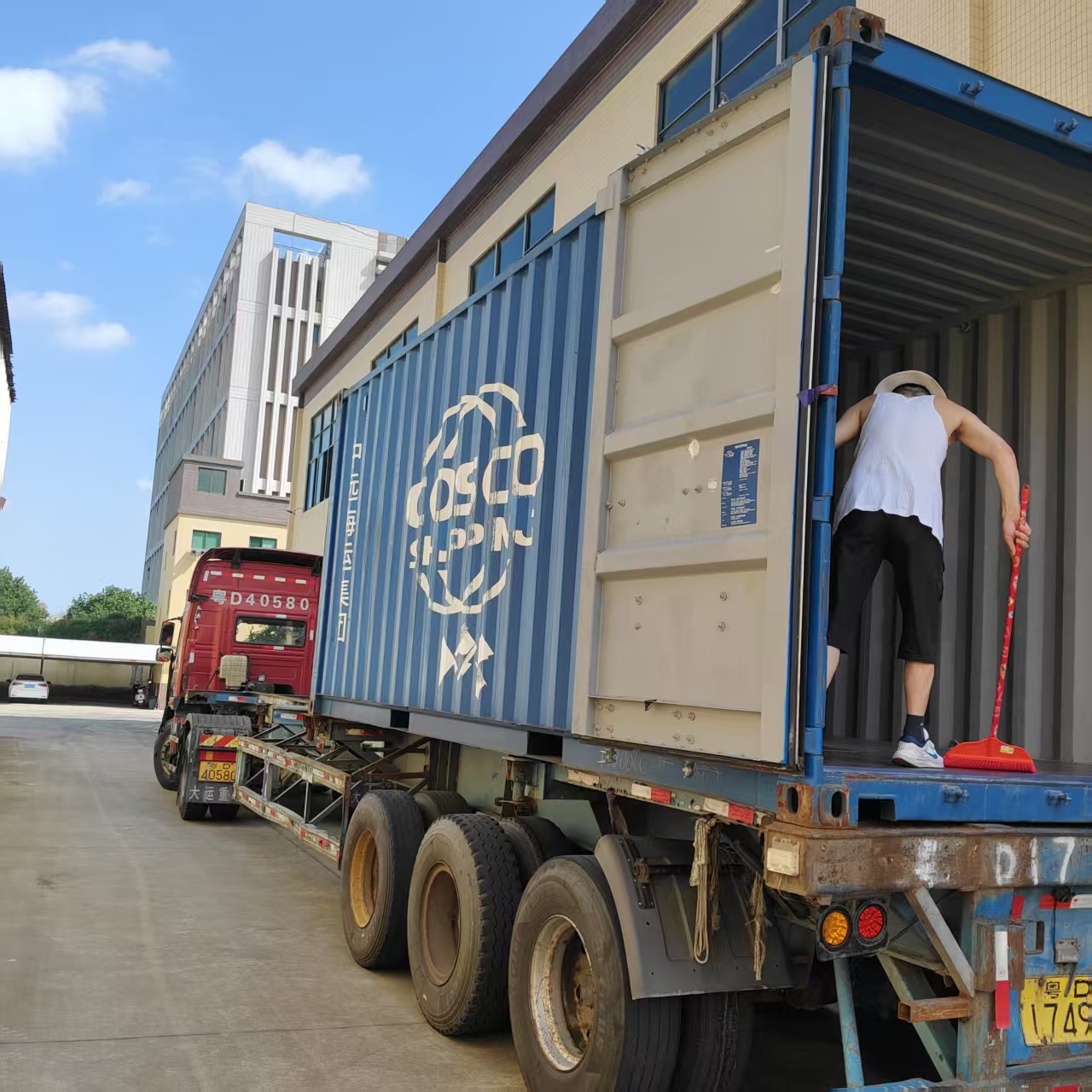 Loading activity at the factory